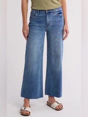 EUC! Whetherly Brooklyn High Rise Wide Leg Jeans